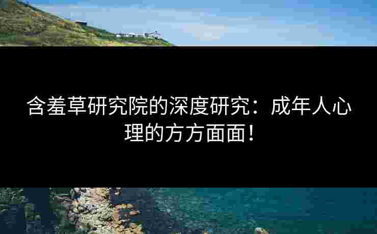 含羞草研究院的深度研究：成年人心理的方方面面！